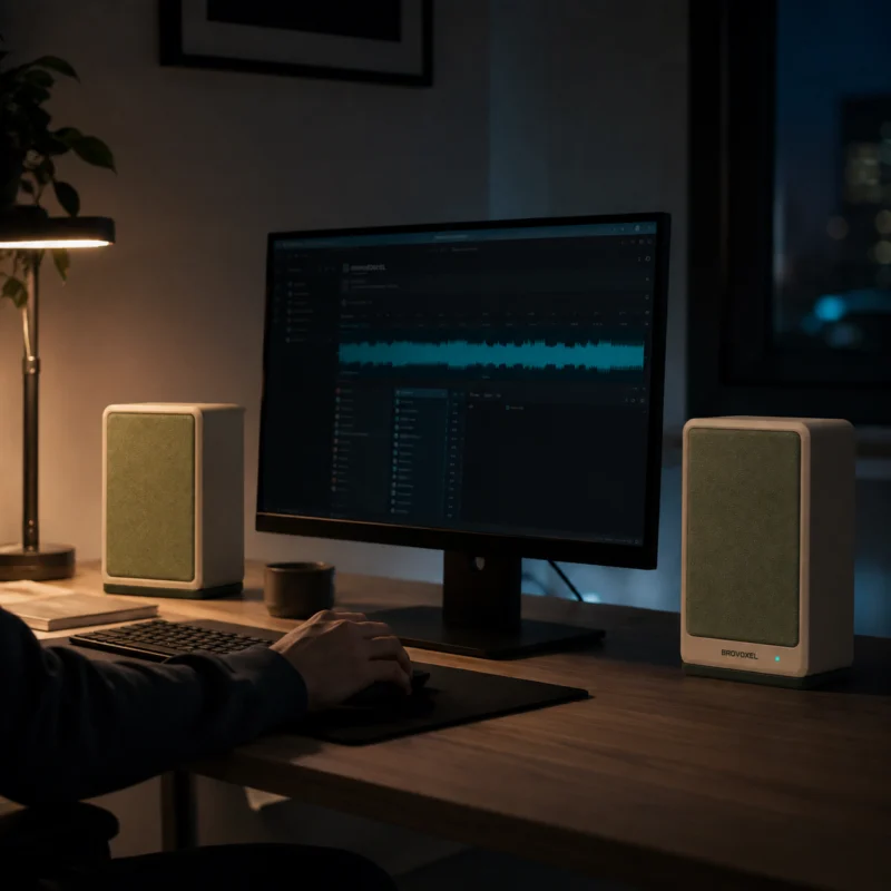 BROVOXEL Field Compact Desktop Speaker Set