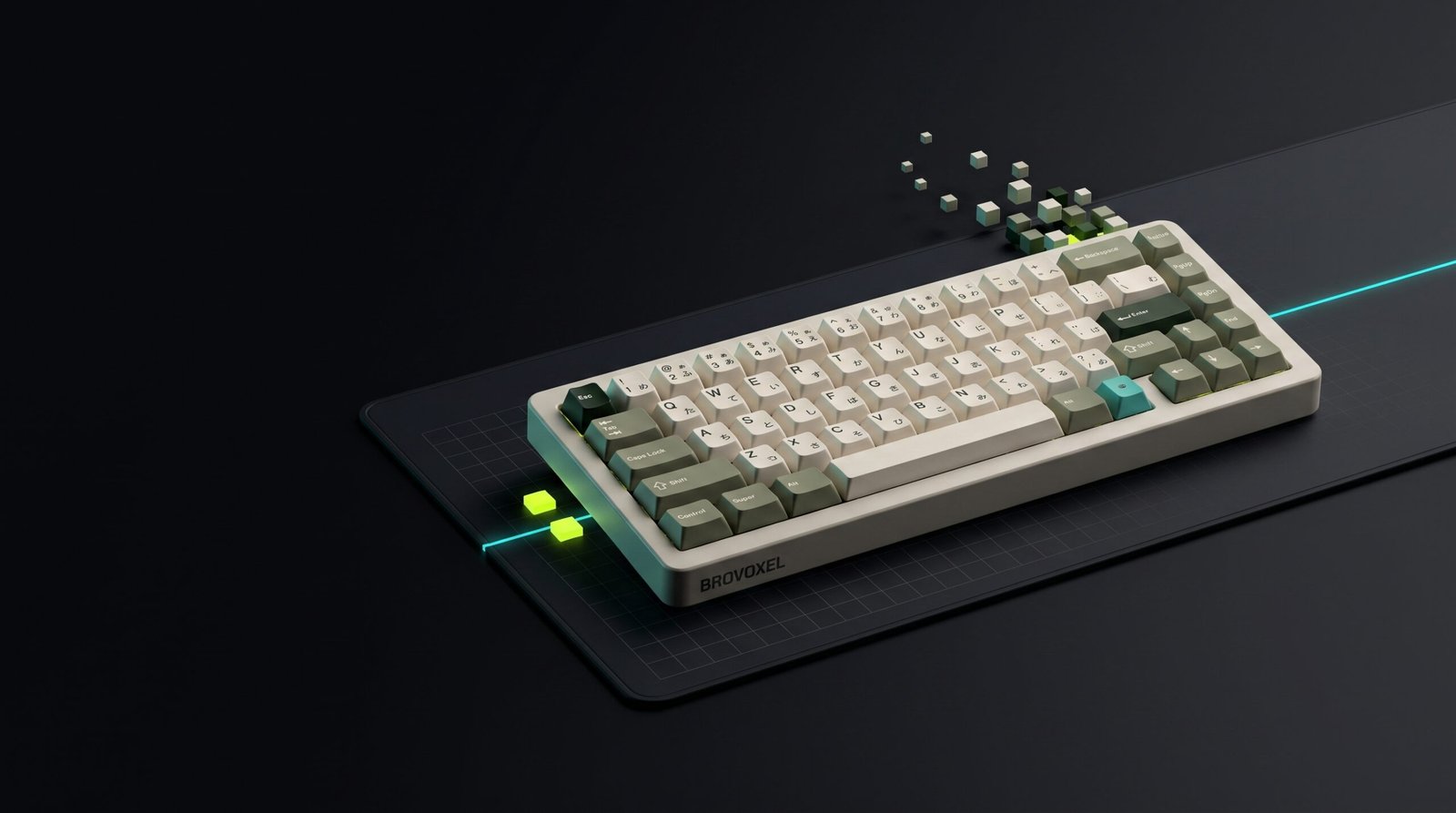 BROVOXEL mechanical keyboard product setup